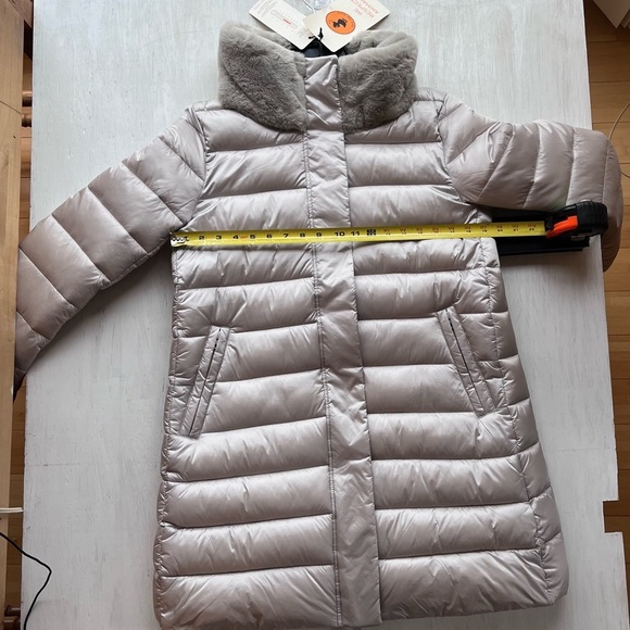 Save the Duck Dalea Faux Fur Collar Puffer Long - Picture 12 of 14